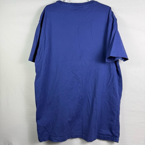 Ralph Lauren Blue Short Sleeve Tee with Bear Graphic Boys Size S - Picture 2 of 5